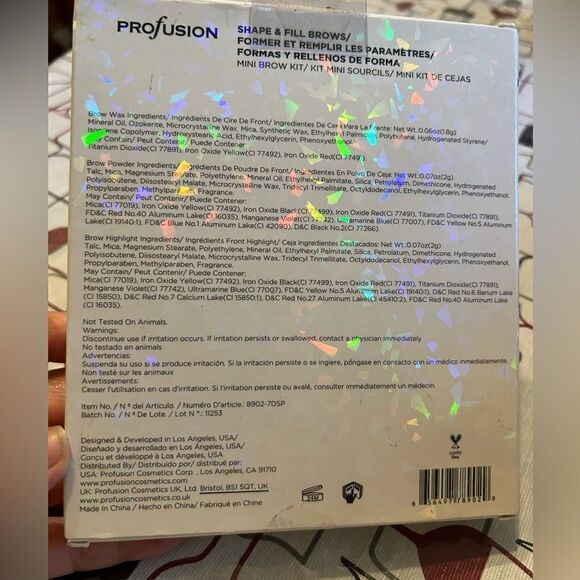 NWT Profusion Shape & Fill Brow Kit - Picture 6 of 6